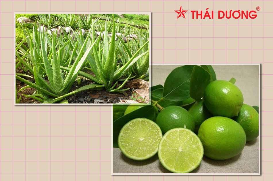 Chăm sóc da mặt bằng nha đam và chanh