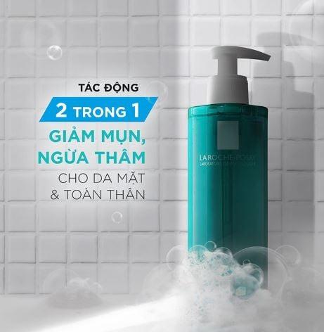 Gel rửa mặt và tắm La Roche Posay