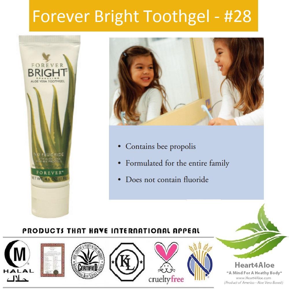 Kem đánh răng Forever Bright Toothgel 028 Flp được chứng nhận là sản phẩm tốt nhất